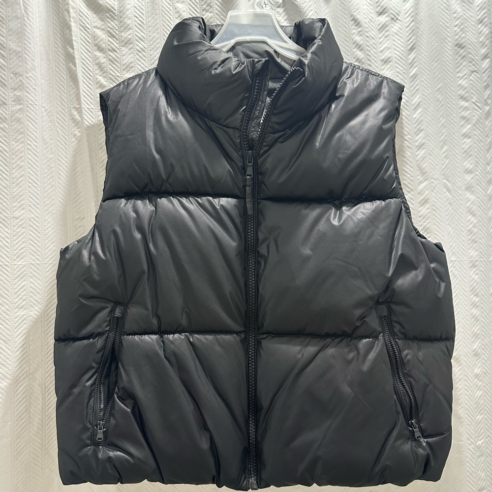 Women's Black Puffer Jacket - Picture 4 of 6